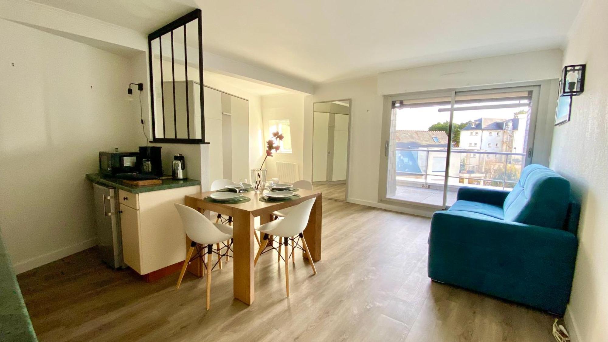 Appartement Avec Vue Mer Et Parking Bénodet Eksteriør bilde